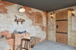 002【フルビルド】モルタル造形の画家のアトリエコンテナー