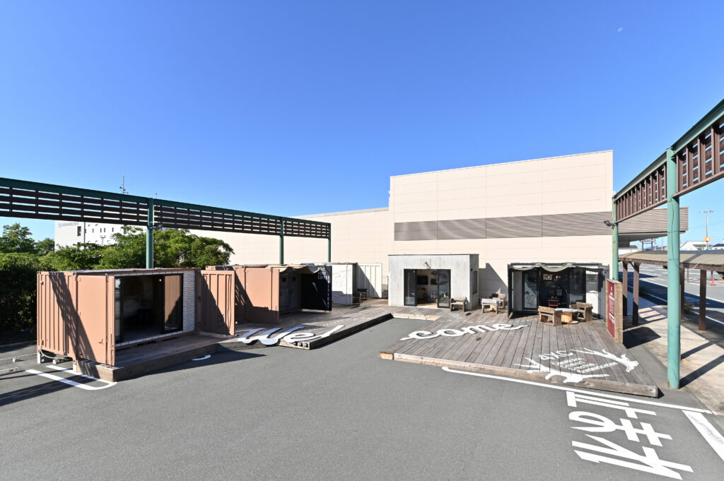 018【スペースビルド】集客を促進。マルシェも行えるコンテナーハウスの展示場